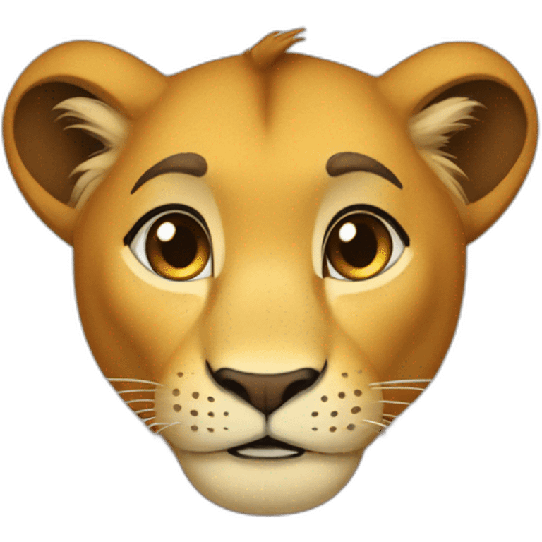 Nala roi lion emoji