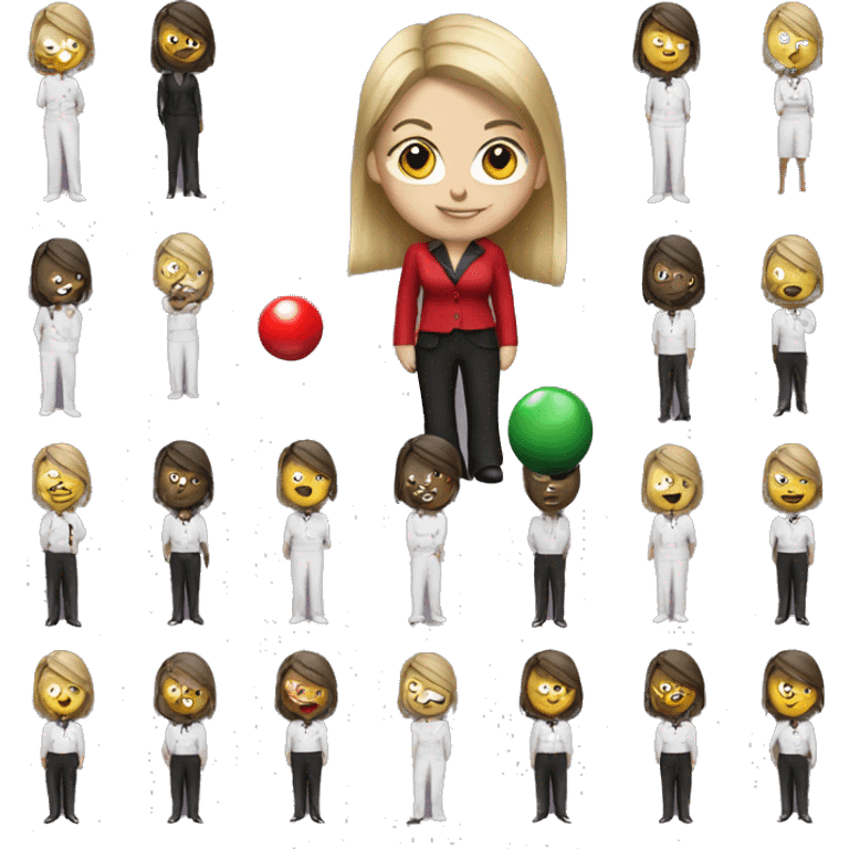 women snooker emoji