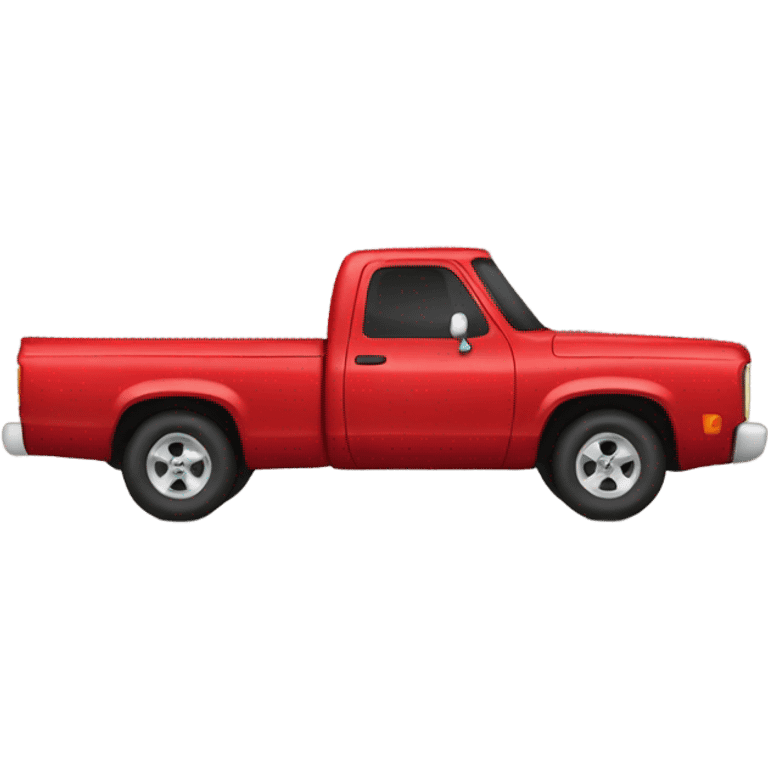 red pickup truck emoji