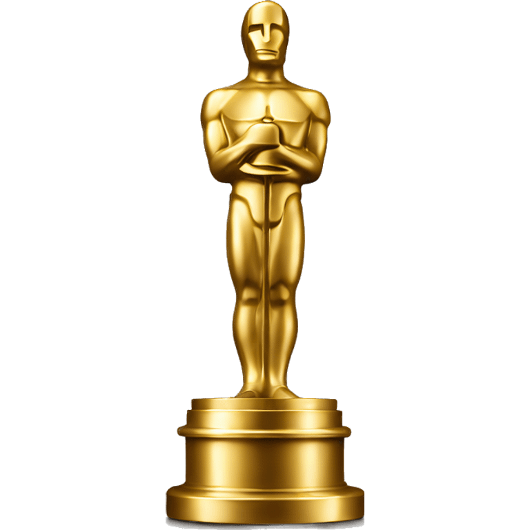 A gold Oscar statuette emoji