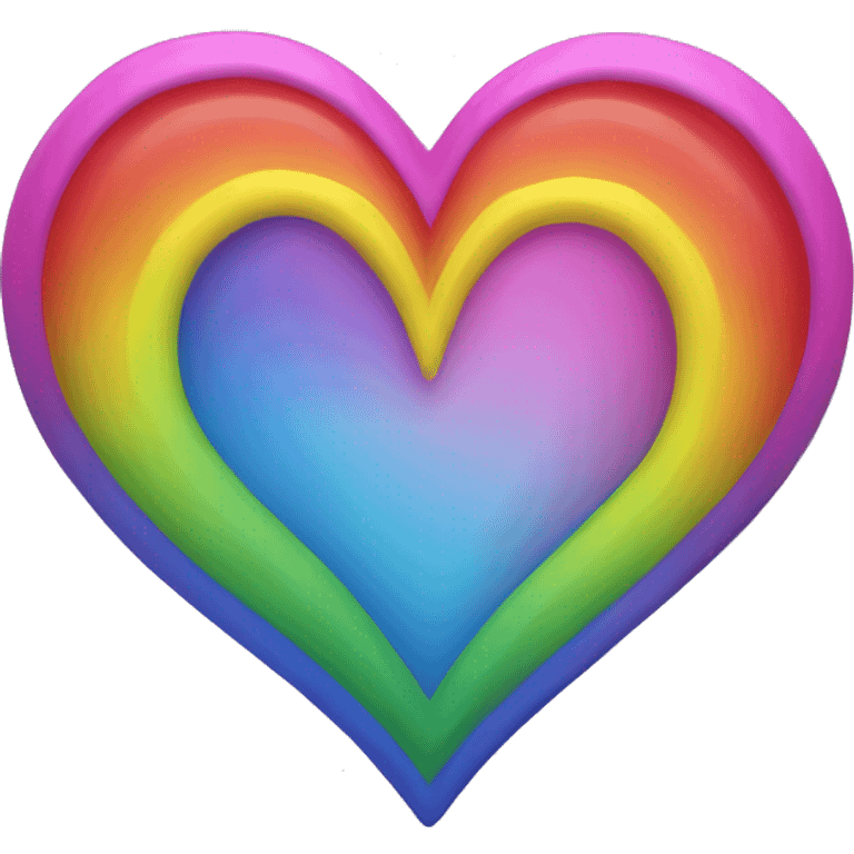 Rainbow Heart emoji