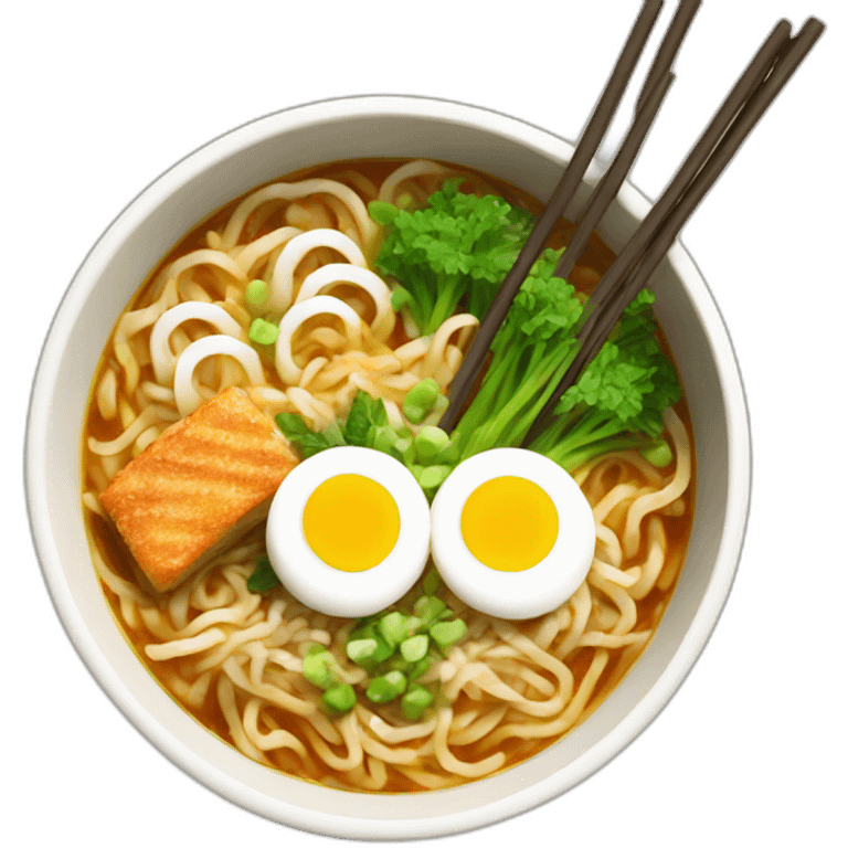 vegan ramen bowl emoji