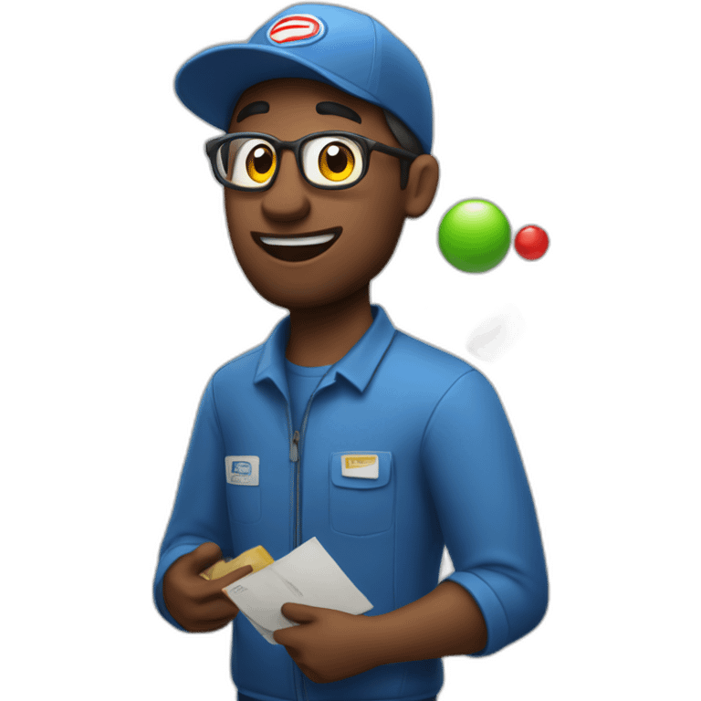 mail carrier juggling emoji