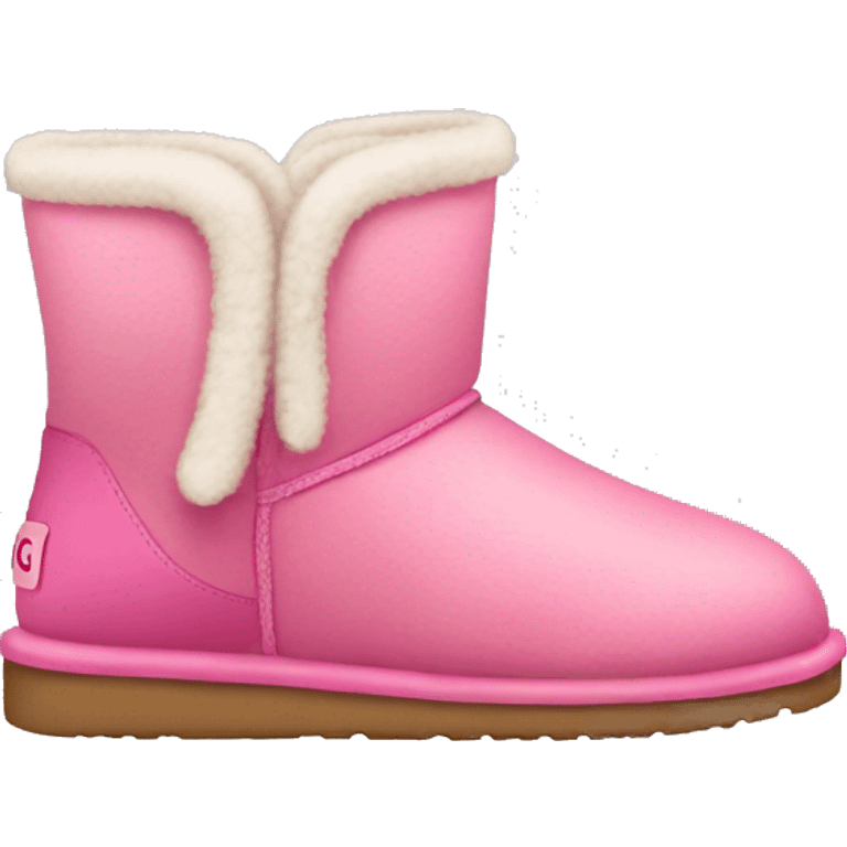 pink Ugg shoes emoji