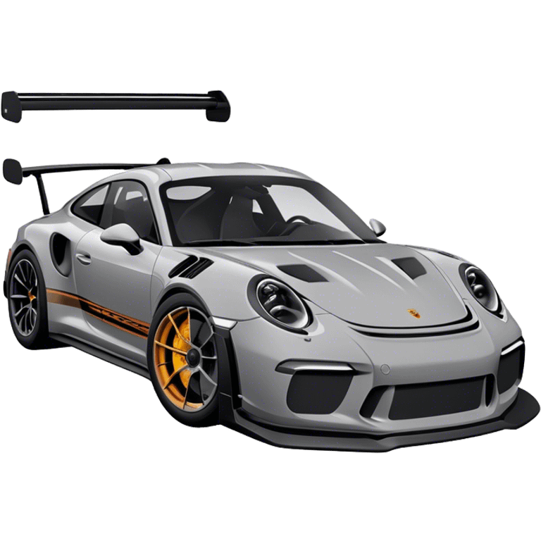 Porsche GT3RS - Porsche (Model Year: 2021) (Iconic colour: Grey and Black) emoji