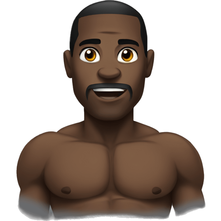 black boxer seeking freedom  emoji