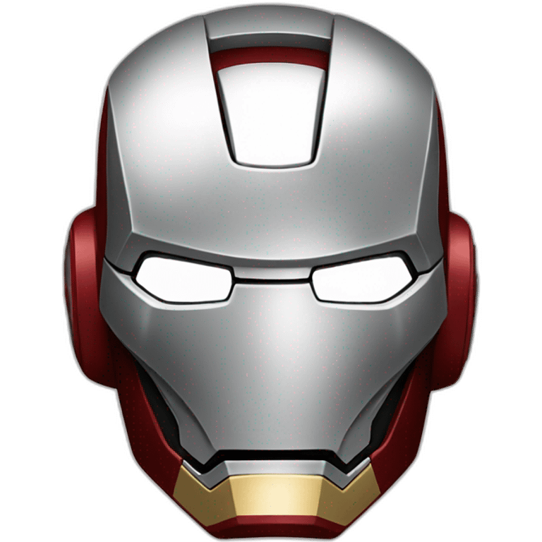 Iron man just the head emoji