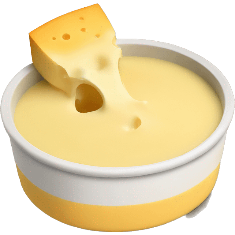 cheese fondue dip emoji