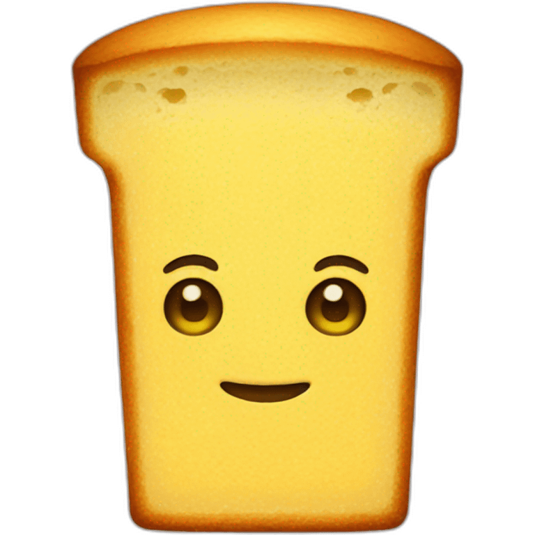 cornbread with a face emoji