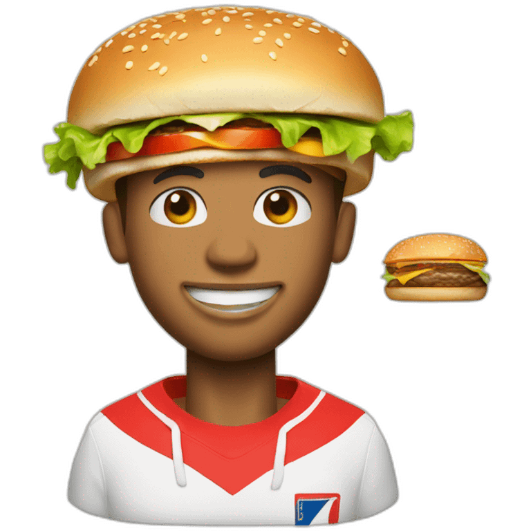 Mbappe est burger emoji