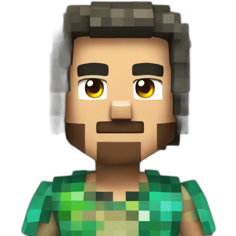 Personnage Minecraft emoji