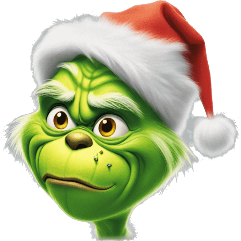 The grinch emoji