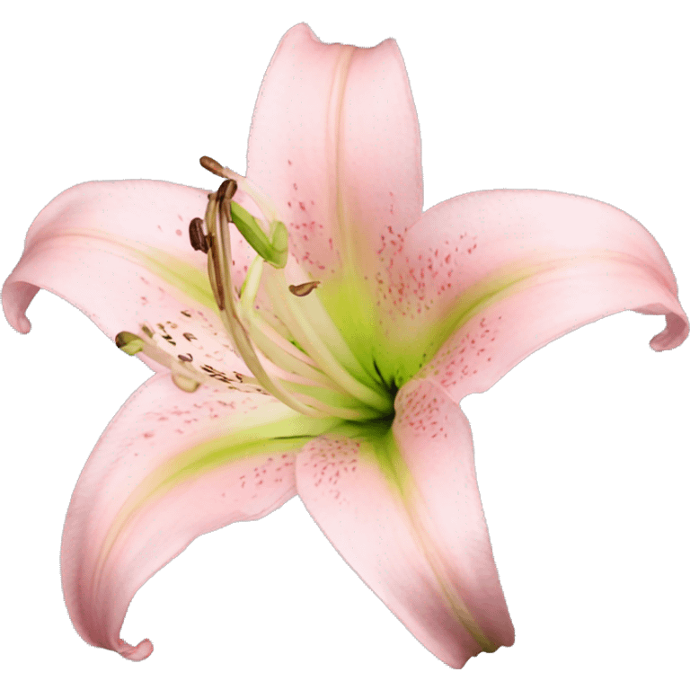 light pink lilium emoji