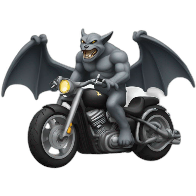 biker gargoyle emoji