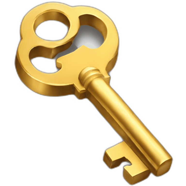 gold key emoji