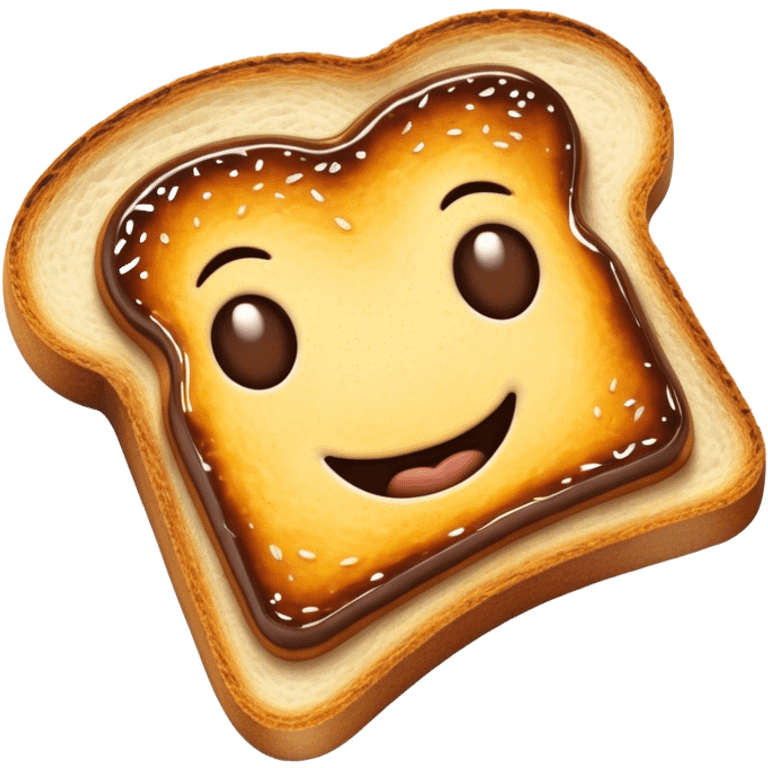 Vegemite on Toast Cinematic Realistic Vegemite on Toast Dish Emoji, depicted as a toasted slice of bread generously spread with Vegemite, rendered with warm textures and crisp details that capture its uniquely Australian flavor. emoji