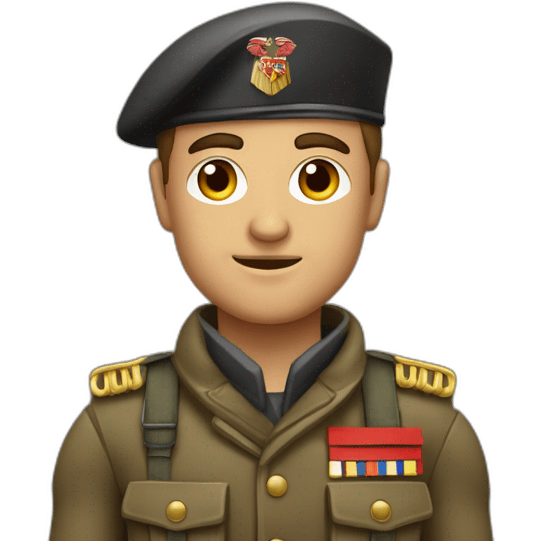 Soldat allemand SA brun avec brassard rouge emoji