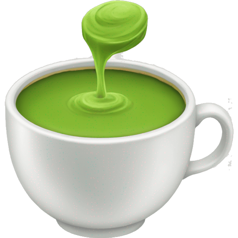 Cup of matcha emoji