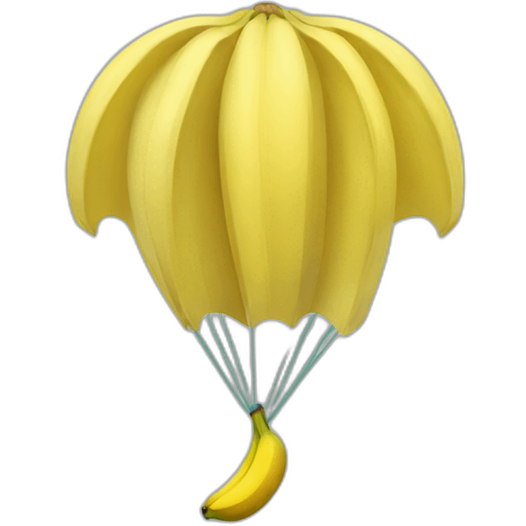 banana parachute emoji