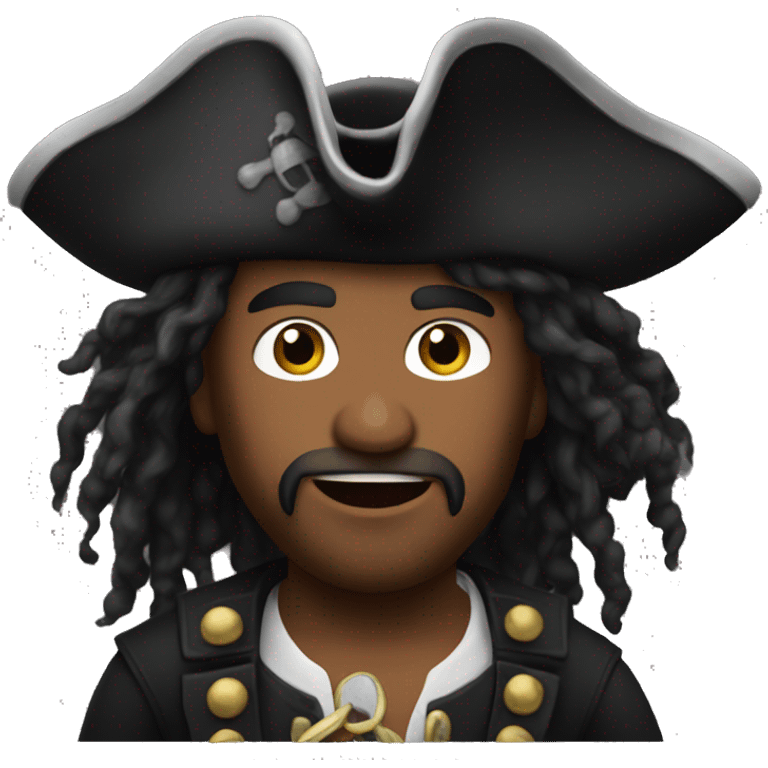 Michael as a pirate emoji