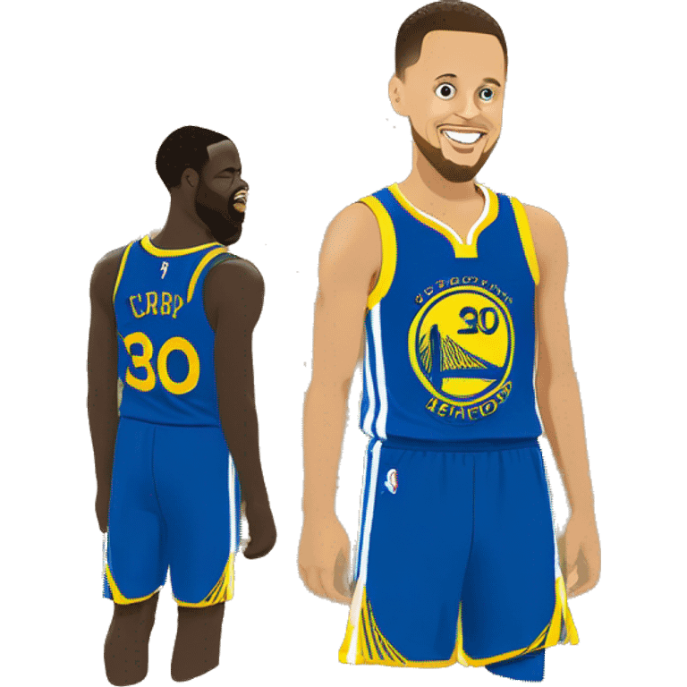 Stephen curry and draymond green emoji