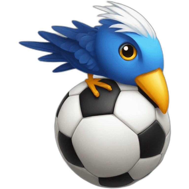 soccer bird emoji