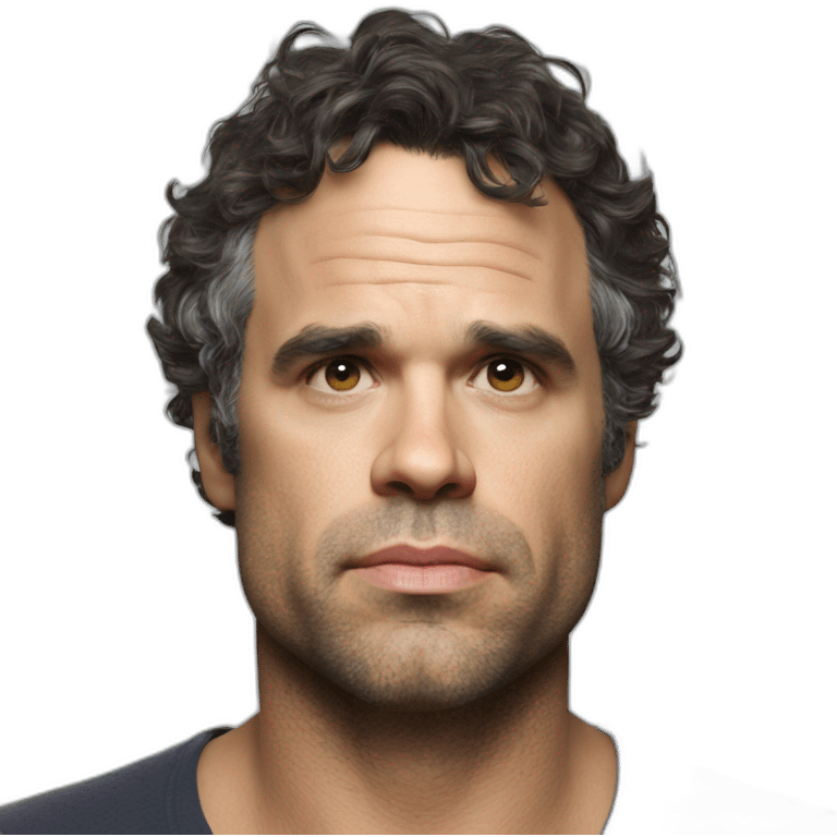 Mark Ruffalo serious emoji