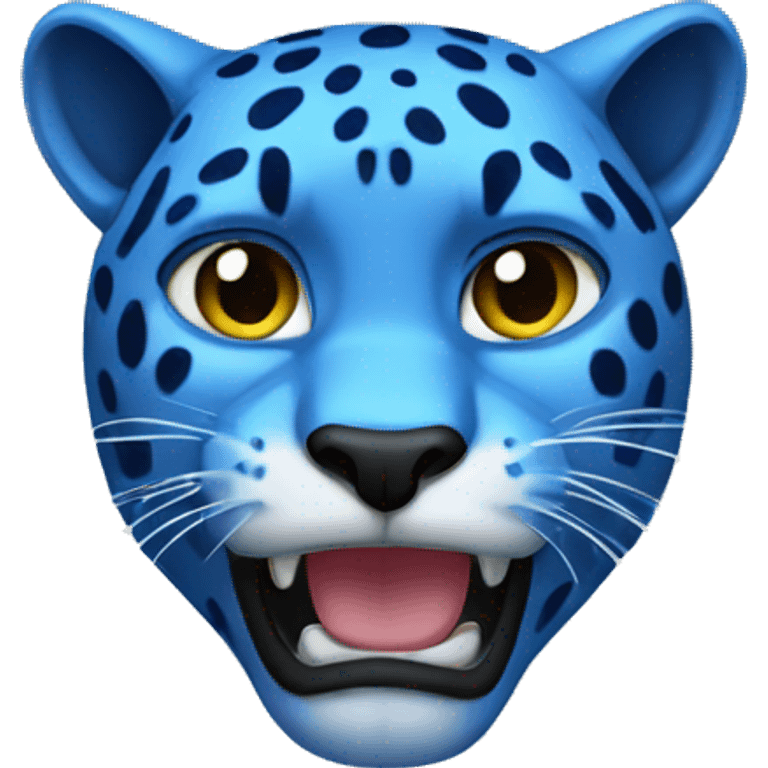 a blue panther emoji