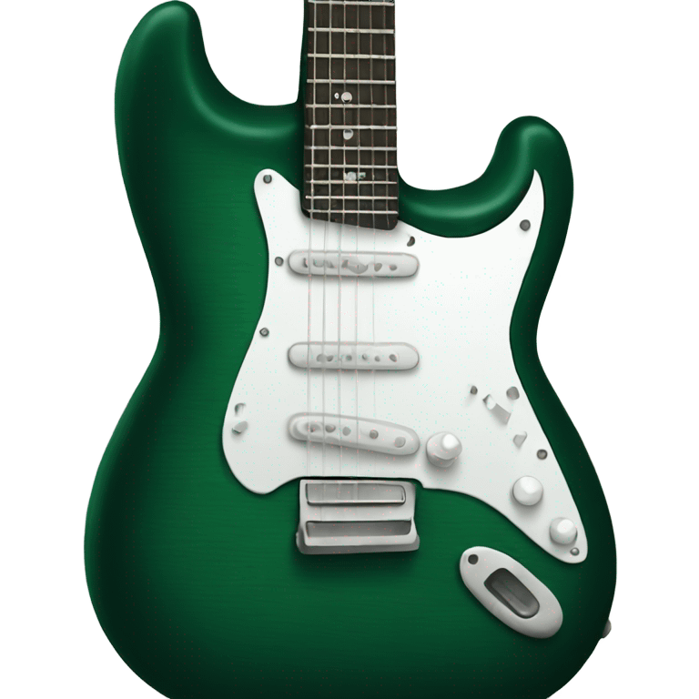 dark green guitar emoji