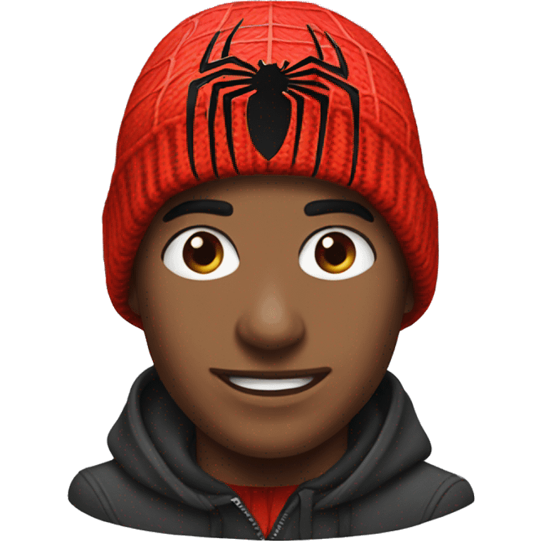 spiderman beanie emoji