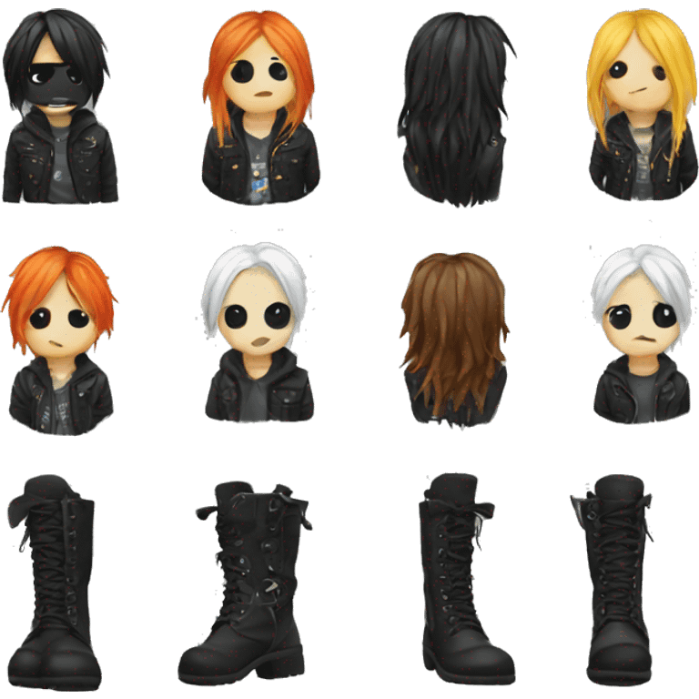 Emo boots emoji