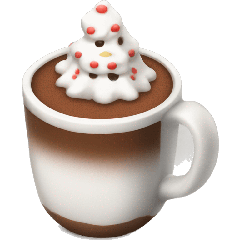 Christmas hot cocoa emoji