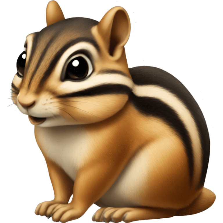 Sophisticated chipmunk emoji