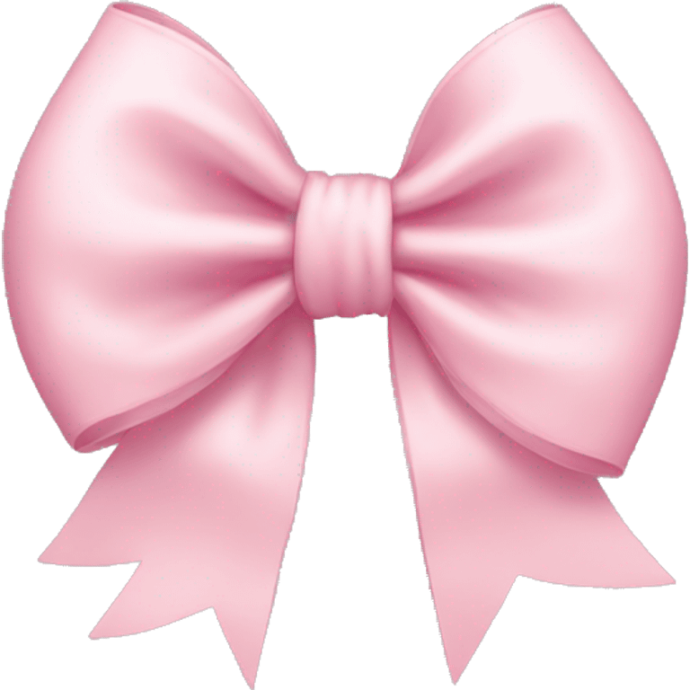 light pink bow emoji