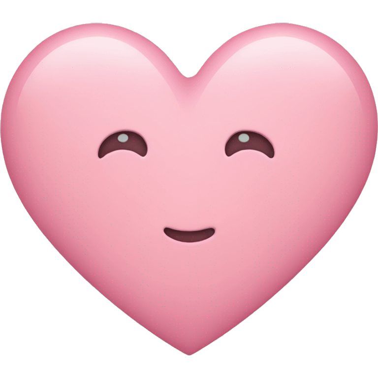 Light pink heart emoji