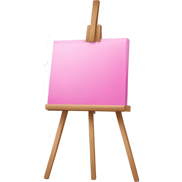 Pink easel  emoji