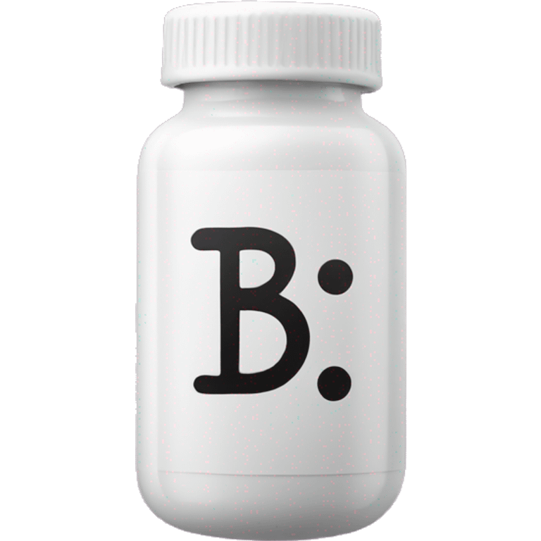 dancing medicine pill with a b on it. Should look weird emoji