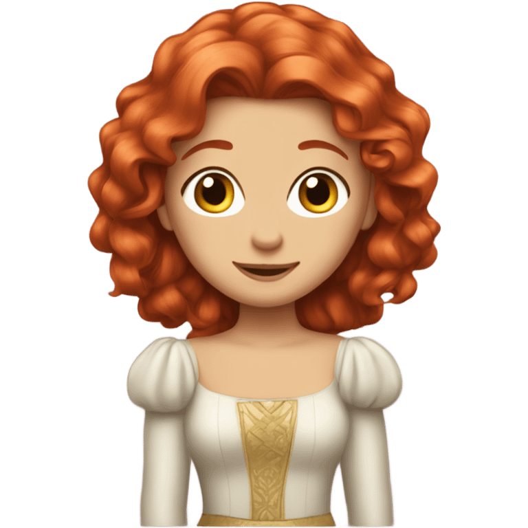 the red-haired princess emoji