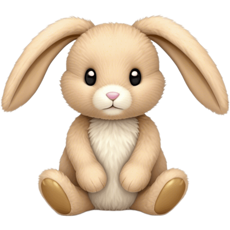 light tan bunny, jellycat stuffed animal emoji