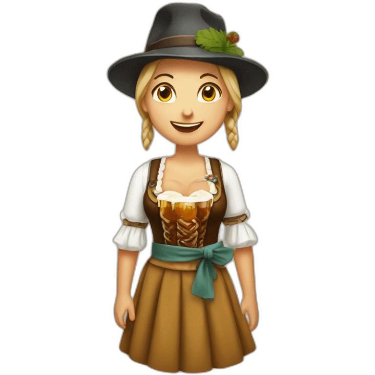 oktoberfest woman emoji