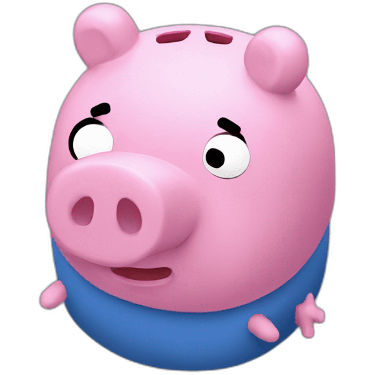 isometric-angry-peppa-pig emoji