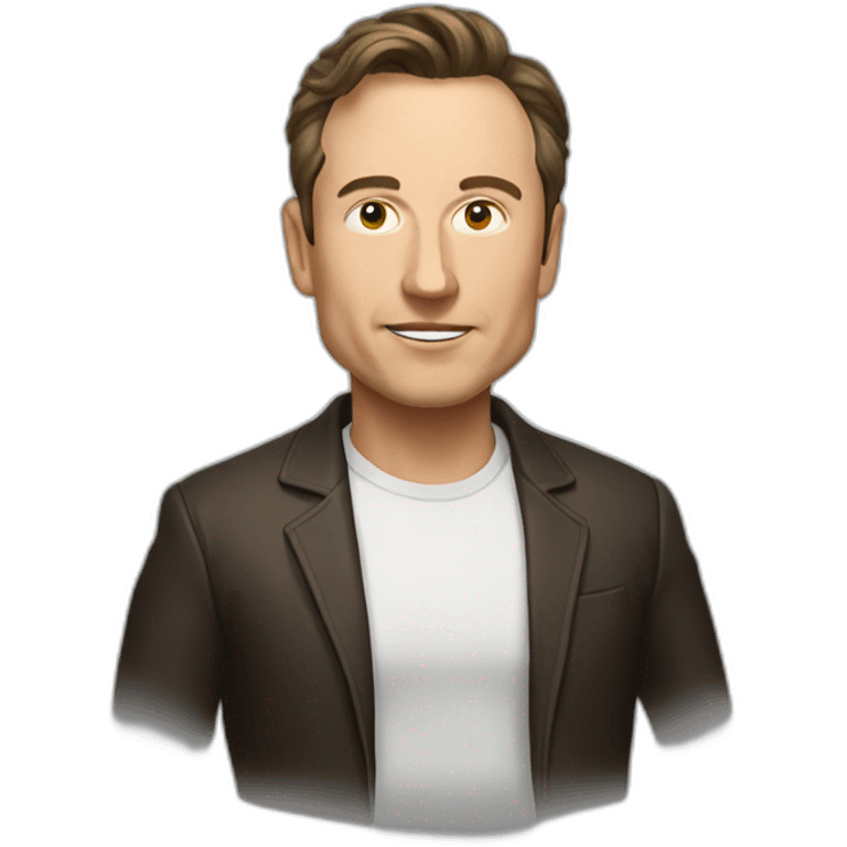  enlon musk who makes a must donor emoji