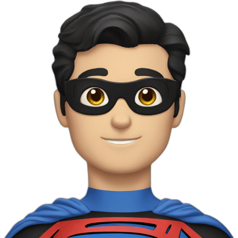 Superman black cat emoji