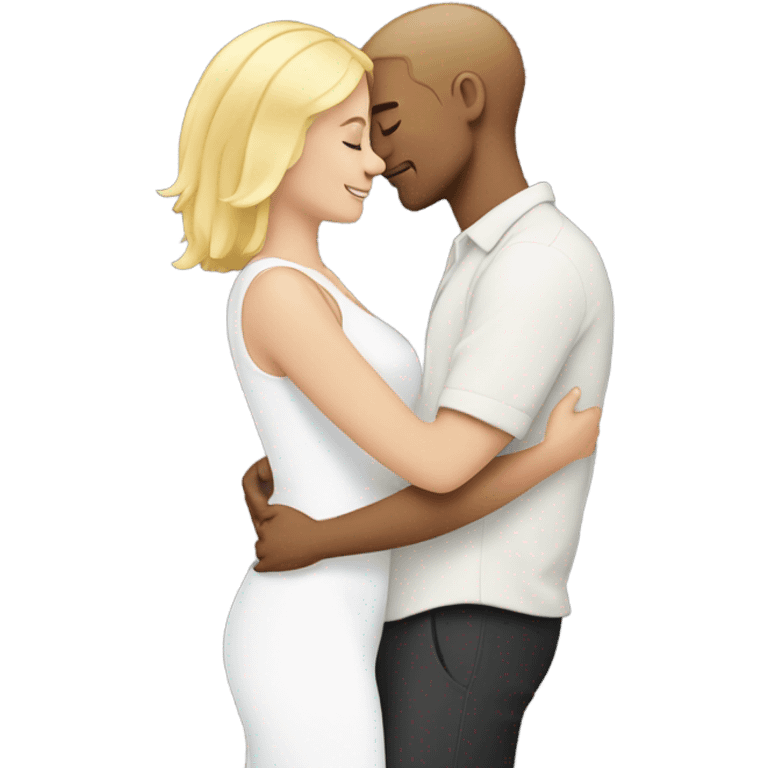 White male Loving blonde woman  emoji