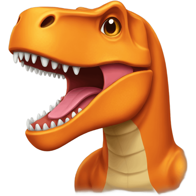 Orange trex  emoji