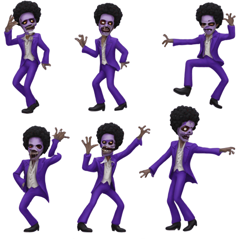 prince purple rain zombie dancing emoji