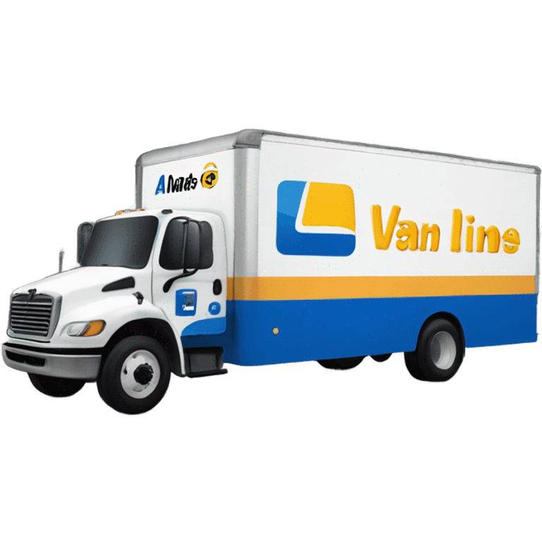 Movibg truck united van lines emoji