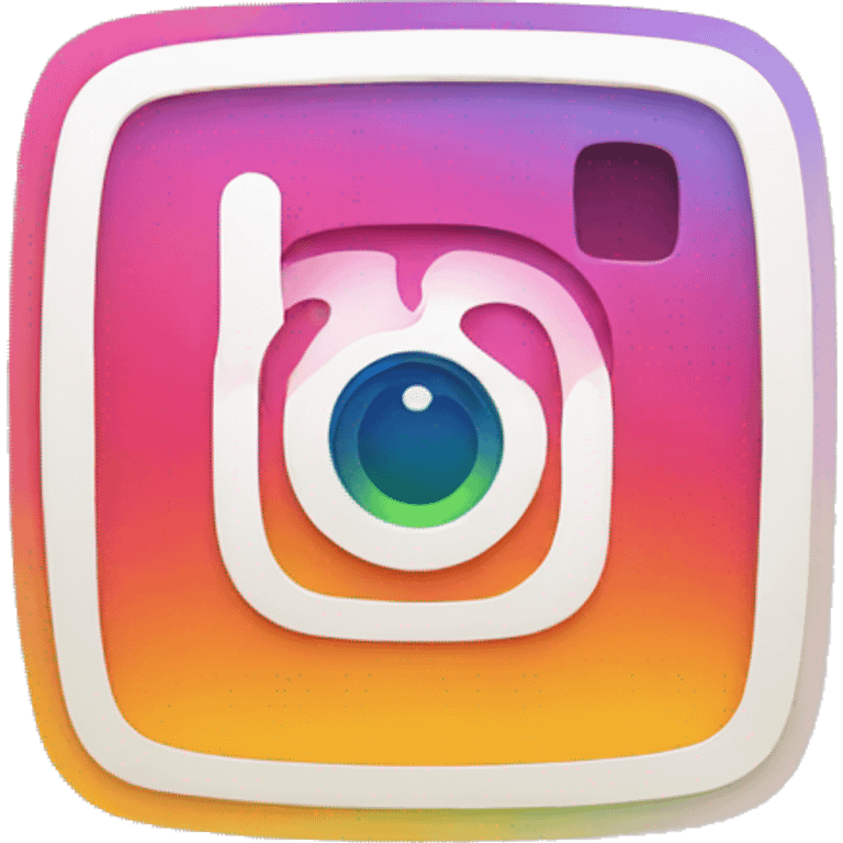 Instagram logo emoji