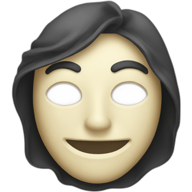 smirk anonymous mask emoji