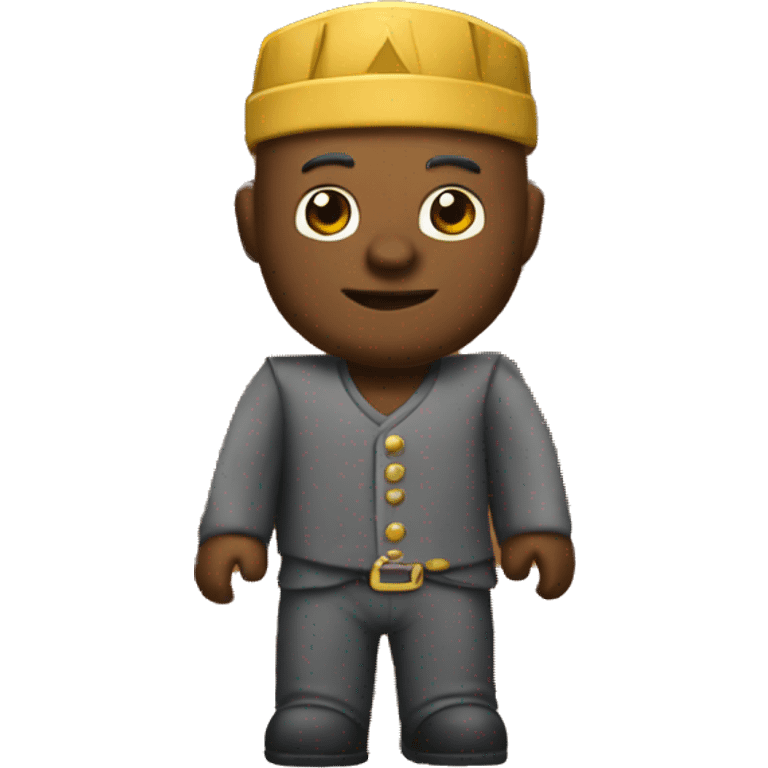 Brick king emoji